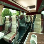 VIP Irish Touring Bus Interior with Tables